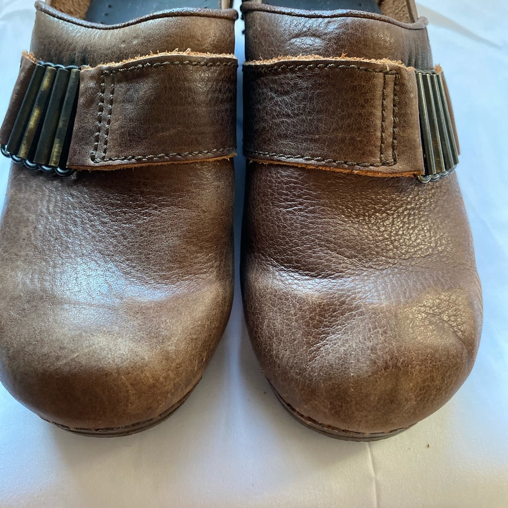 Sanita Brown Clog in size 37